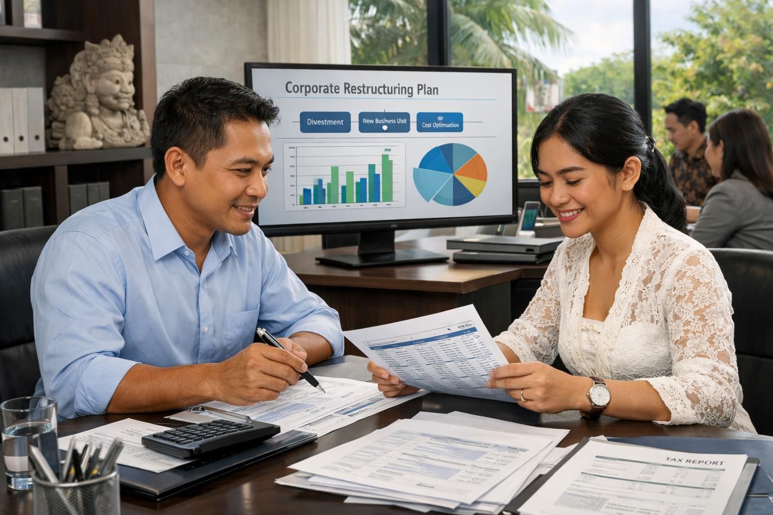 konsultan pajak profesional di denpasar yang ahli dalam restrukturisasi perusahaan, membantu mengoptimalkan perpajakan dan meningkatkan efisiensi bisnis anda.
